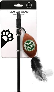 COLORADO STATE RAMS CAT FOOTBALL TOY WAND INTERACTIVE TEASER - Picture 1 of 2