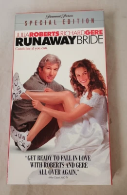 Paramount Runaway Bride VHS 2000 Special Edition Julia Roberts Richard Gere - Image 1 of 4