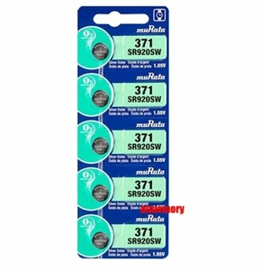 Sony / Murata SR920SW SR920 Silver Oxide Button Battery 371 1.55V Genuine - Picture 1 of 1