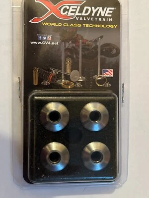 KIT DE RETENCIÓN DE RESORTE DE VÁLVULA CV4 Xceldyne X2 XREM32000 SUZUKI RMZ250 4 piezas Foto 1 de 2