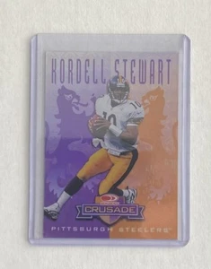 1998 Leaf Rookies & Stars Donruss Crusade Purple 036/100 Kordell Stewart #12 - Picture 1 of 7