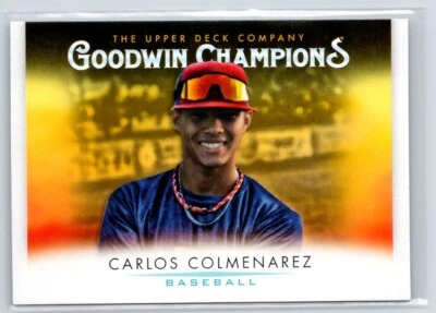 2021 Upper Deck Goodwin Champions #69 Carlos Colmenarez Tampa Bay Rays - Image 1 of 2