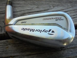 Taylormade Tour Preferred MC Single 4 Iron Golf Club Right Hand Steel D Gold Sh - Picture 1 of 10