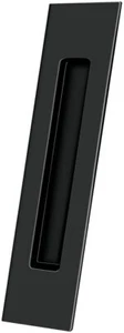 Deltana Tirante per porta scorrevole rettangolare a filo in ottone massiccio 10" | Nero | FP10225U19 - Foto 1 di 1