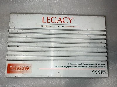 Old School Legacy Amplifier Working Good With Electronic Crossover Bridgeable - Image 1 of 4