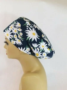 Women Scrub Hat, Surgical Cap, Scrub Hat, Blue, Nurses Hat, Medical, USA Made - Picture 1 of 5