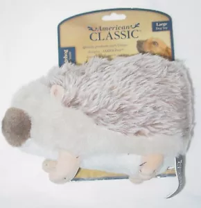 NEW OOP LARGE HEDGEHOG DOG TOY- MAKES GRUNT SOUND - 8 1/2" X 3 1/2" X 5" - Picture 1 of 2