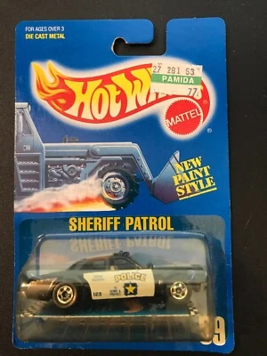 HOT WHEELS 1989 BLUE CARD SHERIFF PATROL #59 VHTF - Image 1 of 4