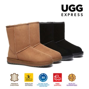 AUSTRALIAN SHEPHERD® UGG Boots Classic Short Sheepskin Wool Water Resistant Shoe - Picture 1 of 22
