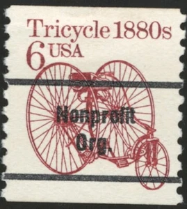 US. 2126a. 6c. Tricycle 1880s. Precancel. Coil Single. MNH. 1985 - Picture 1 of 2