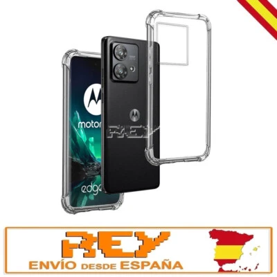 REY® Funda Silicona Antishock para MOTOROLA MOTO EDGE 40 NEO Protector Carcasa s422