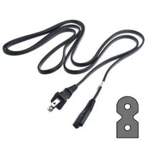 6Ft Polarized AC Power Cord 2 Prong Figure 8 for Sony Samsung Tv Printer Laptop - Picture 1 of 4