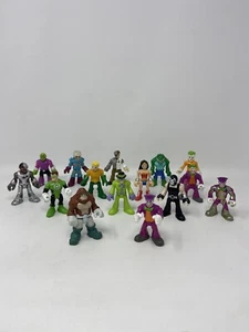 Lot of 15 Imaginext DC Super Friends Fisher Price 2.75”-3” Action Figures - Picture 1 of 19