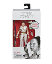 Star Wars Rey and D-O First Edition  White Box  Black Series  91  NON-MINT