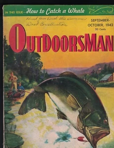 Outdoorsman Magazine October 1942 Edwin Bolenbaugh How to Catch a Whale - Picture 1 of 2