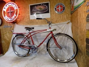 1960s SEARS SPACELINER MENS TANK BIKE VINTAGE SPACE AGE MURRAY CWC FLITELINER 63 - Picture 1 of 12