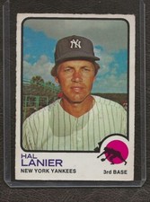 1973 O-Pee-Chee #479 Hal Lanier, New York Yankees, EX!