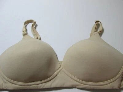 Motherhood Intimates 胸罩 36C 码米色无线衬里护理可调节肩带 — 第 1/4 张图片