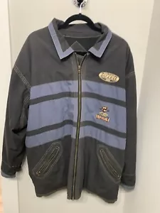 Vintage 90’s Rip Curl Pull Over Oversize Blue Black Rare Surf Wear Jacket Coat - Picture 1 of 5