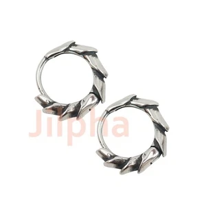 Pendientes de aro abragie de plata esterlina 925 A4261 - Imagen 1 de 13