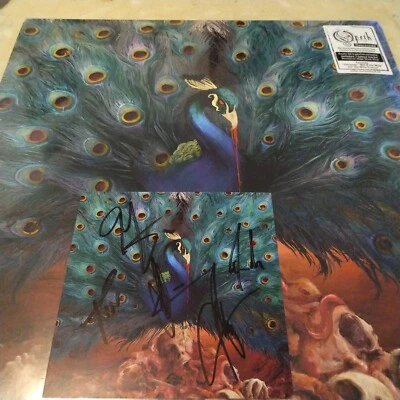 SIGNED Opeth - Sorceress vinyl LP autograph signed by band - Image 1 of 2