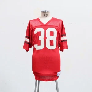 Vintage 90s Maryland Terrapins Mesh Football Jersey L Red Made in USA - Picture 1 of 12