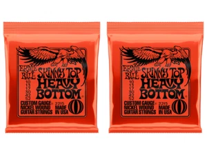 2-Pack Ernie Ball Skinny Top Heavy Bottom Nickel Electric Guitar Strings (10-52) - Picture 1 of 5