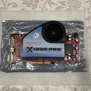 Scheda video PowerColor ATI RADEON X1950 PRO 512 MB doppio DVI AGP TUBI DI CALORE RAME - Foto 1 di 5