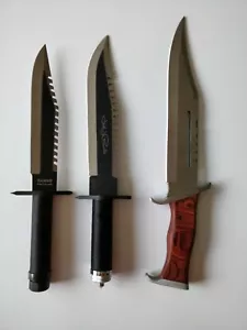 Rambo First Blood 3 Knives Collection Set Signature Edition - Picture 1 of 5
