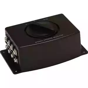 E-Audio 2-Wege Stereo Lautsprecher Schalter - Umschalten zwischen A, B oder A & B - Bild 1 von 4