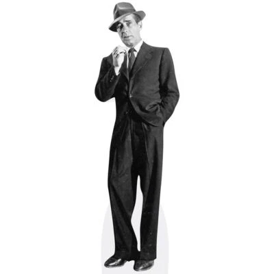 CELEBRITY CUTOUTS Humphrey Bogart (BW) Mini Size Cutout