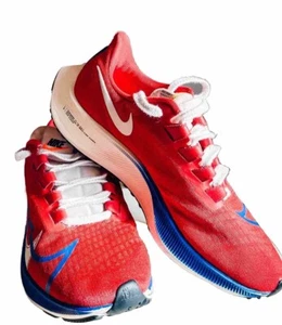 Nike Men’s Air Zoom Pegasus 37 Premium Running Shoe Size 7 Red/Blue - Picture 1 of 15
