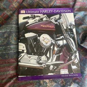 Ultimate Harley Davidson Motorcycle Book Hugo Wilson 2000 Hardcover W/ POSTER! - Picture 1 of 14