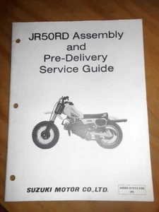 Guía de servicio de montaje y entrega previa Suzuki 1983 JR50 RD - Imagen 1 de 1