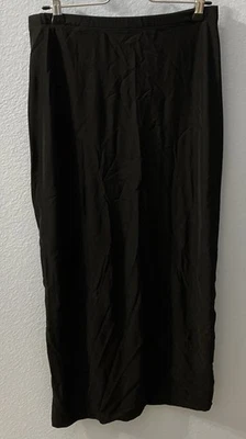 Falda AB Studio Mujer Talla Pequeña Maxi Longitud Negra Ligera - EXCELENTE ESTADO Foto 1 de 4