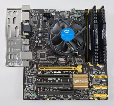 Intel Core i5 4590 + ASUS Q87M-E + 8GB DDR3 - Bild 1 von 2