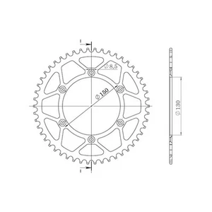 SGR CROWN S AC P520-D48 FIT ON YAMAHA YZ 125 05-20 - Afbeelding 1 van 1