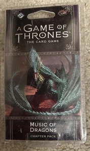 A Game of Thrones LCG Second Edition: Music Of Dragons EXPANSION CHAPTER PACK - Picture 1 of 2