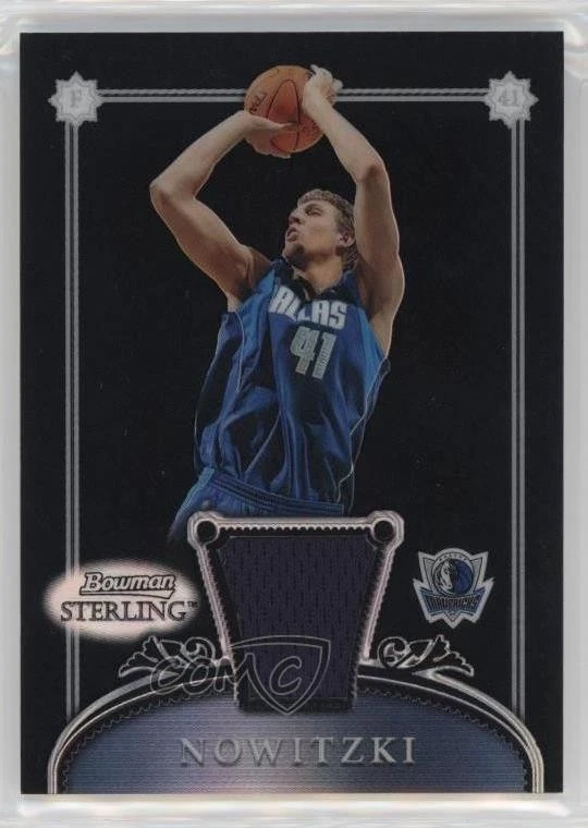 2006-07 Bowman Sterling Black Refractor /25 Dirk Nowitzki #14 HOF - Image 1 of 2