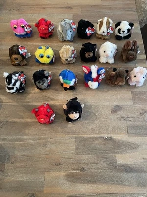 Vintage 90’s Swibco Puffkins Keychain Lot Of 20 New With Tags No Duplicates - Image 1 of 4