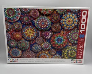 Meditative Mandala Stones 1000 Piece Jigsaw Puzzle Eurographics  - Picture 1 of 4