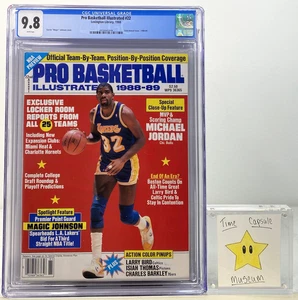 Pro Basketball Illustrated Magazine 1988 Magic Johnson Cover CGC 9.8 None Higher - Picture 1 of 4