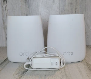 Netgear Orbi RBR20 router Wi-Fi mesh tri-band e pacchetto satellitare RBS20 - Foto 1 di 6