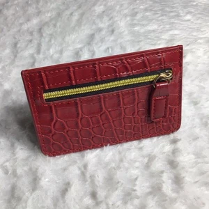Damen Kunstleder Reptilienhaut Kreditkartenetui Geldschein und Münzfach - Bild 1 von 9