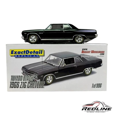 🇺🇸🇺🇸🇺🇸Exact Detail 1965 Z16 Chevelle Tuxedo Black 1:18 HW🇺🇸🇺🇸🇺🇸 - Image 1 of 4