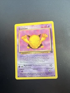 Pokemon TCG Card - Drowzee 54/82 Team Rocket Set LP - Imagen 1 de 2