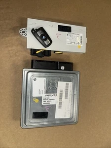 2006 BMW E90 E91 325xi N52 M/T ENGINE CONTROL UNIT ECM ECU CAS KEY 7561684 - Bild 1 von 10