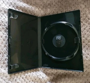 50 X Amaray Single Black DVD Cases 14mm Spine  with a sleeve for cover CD Games - Afbeelding 1 van 1