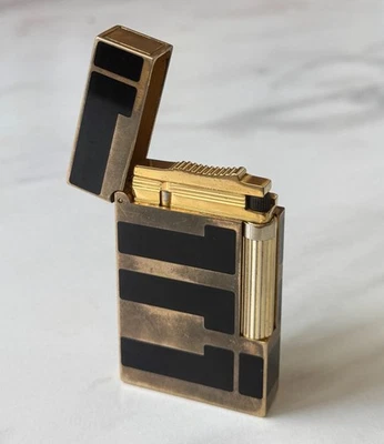 S.T. vintage Accendino Dupont giallo Ligne; serie 4FK04JT28 - Immagine 1 di 4