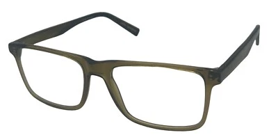 John Varvatos Rectángulo Hombres Oliva Gafas Marco Plástico V374 55mm Foto 1 de 4